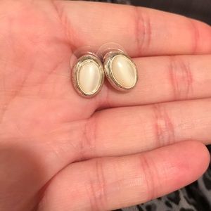 Moonstone earrings